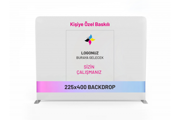 DÜZ ÖRÜMCEK STAND BACKDROP 225x400