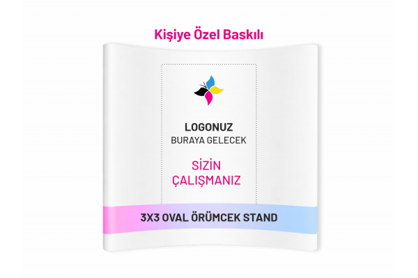 3X3 OVAL ÖRÜMCEK STAND