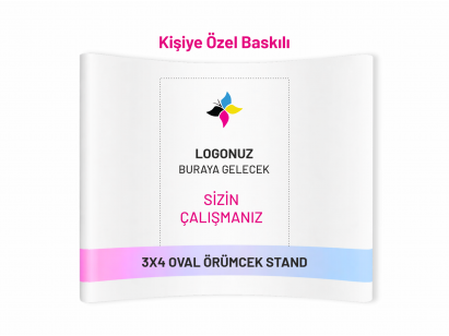 3X4 OVAL ÖRÜMCEK STAND
