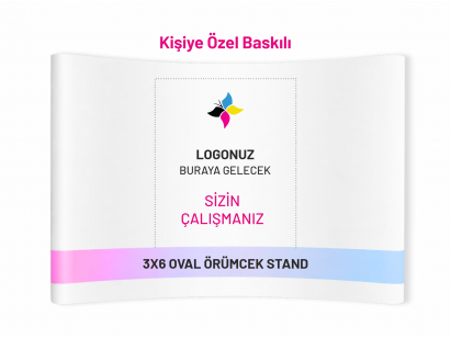 3X6 OVAL ÖRÜMCEK STAND